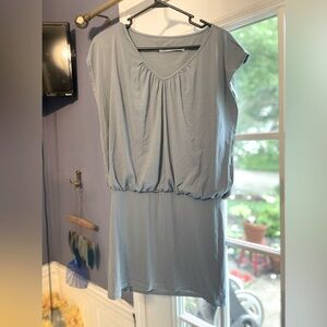 Bluish gray Susana Monaco Dolman sleeve dress